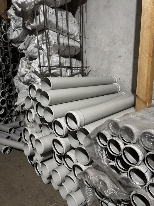 Трубы ПВХ для канализации, фитинги отвод полуотвод Оптом