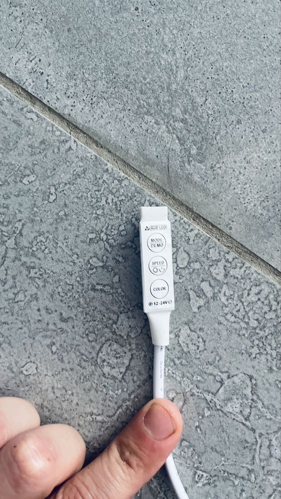 Banda LED RGB PC cu controler.