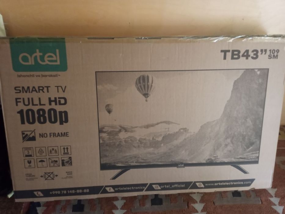 Artel Smart tv 43 сотилади олинганига 10 Кун  булди