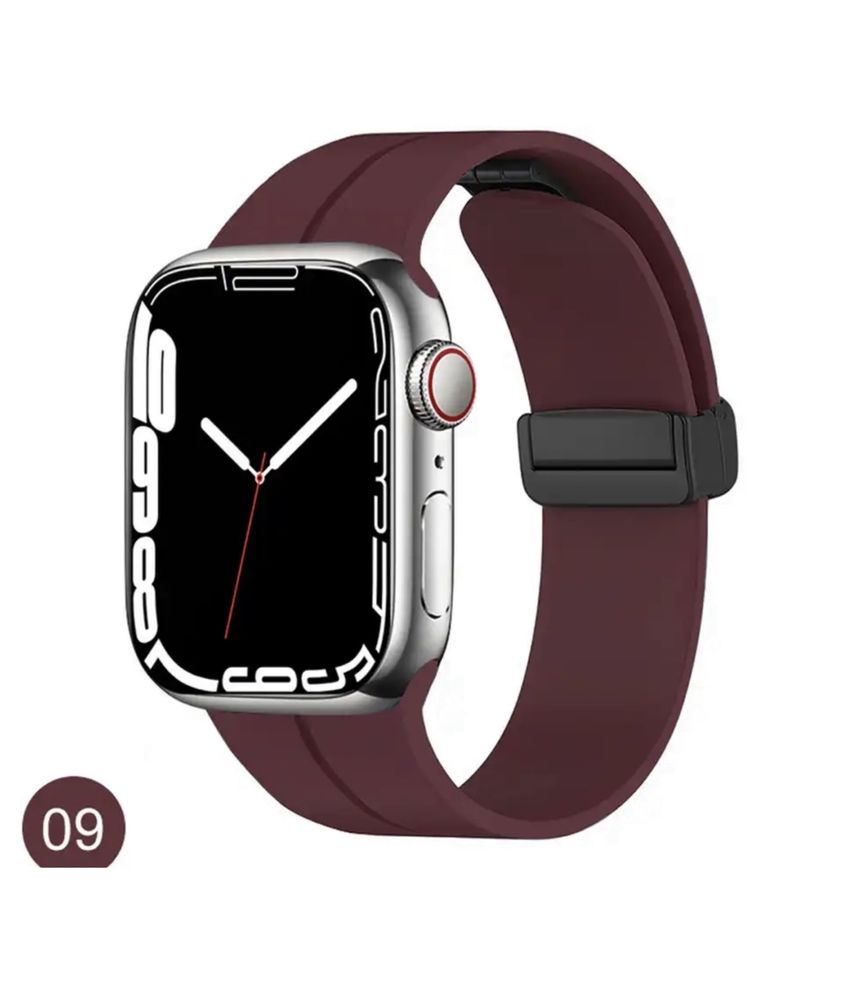 Curea/Husa Silicon Magnetica Compatibila Apple Watch Orice Serie