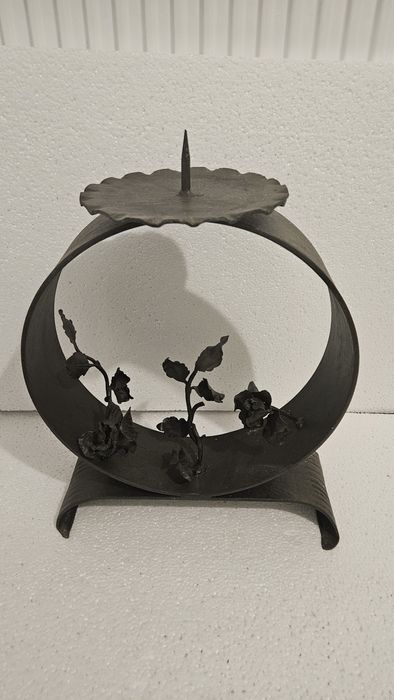 Suporturi pentru lumânare fier forjat vintage