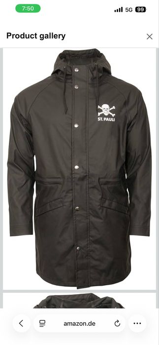 St Pauli водоустойчиво яке/шлифер