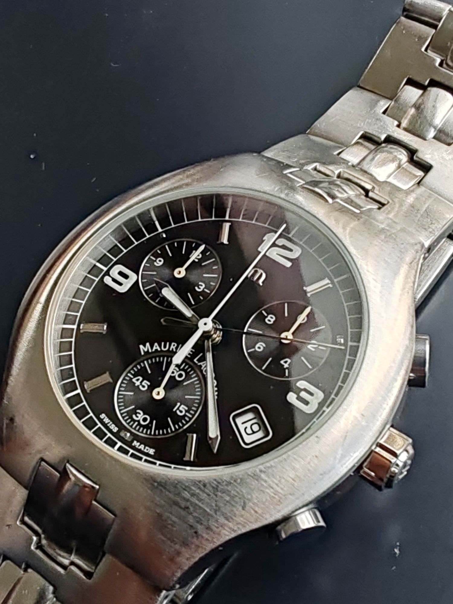 Ceas Maurice Lacroix Siras Chronograph - Quartz - ETA 27 rubine