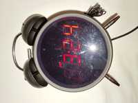 Ceas deșteptător radio ... Design Mebus cu folia pe display  us