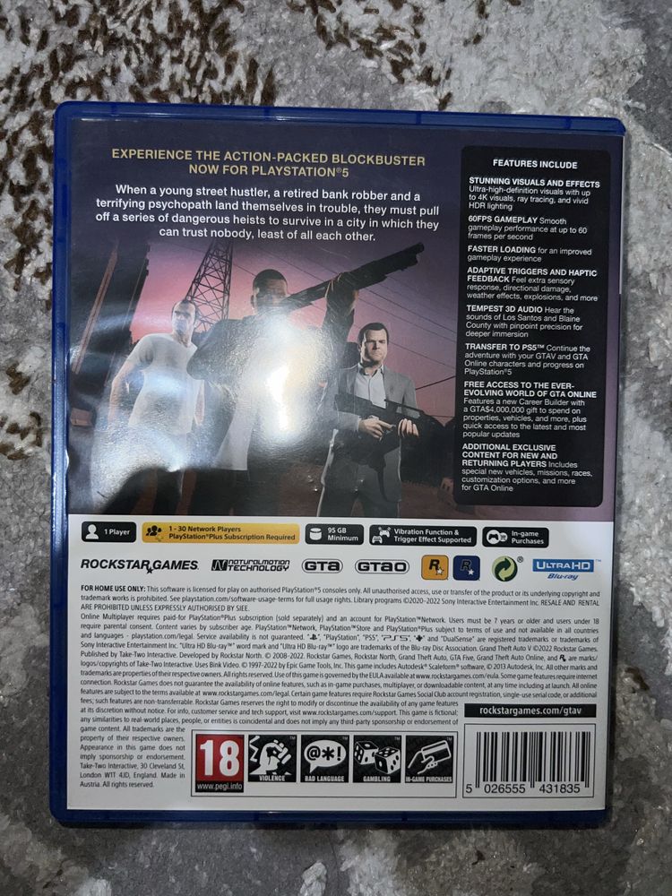 Игра гта 5 на пс5