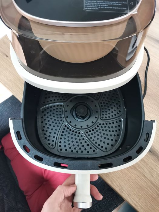 Friteuză Biovita cu aer cald / Air fryer, SUPREMA, 6L, amestecare auto