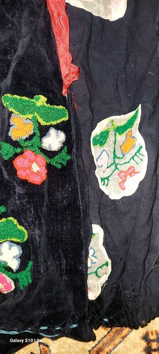 Catrință / fotă populara tradițională cusuta manual