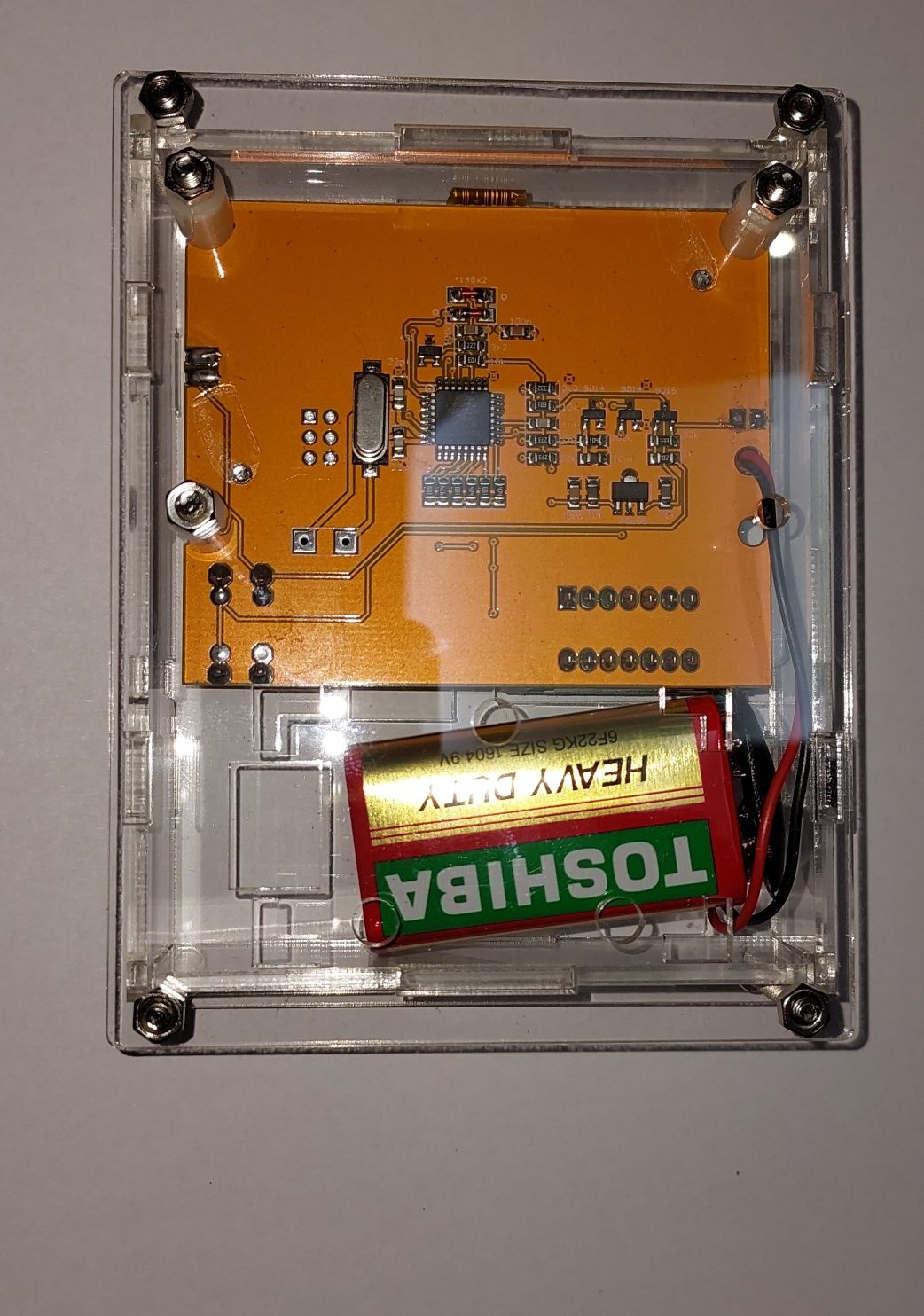 ESR-metru / Tester Digital Condensatori Mosfet + Carcasa acryl Nou