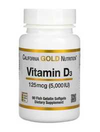 Витамин D3 California Gold 90 капсул