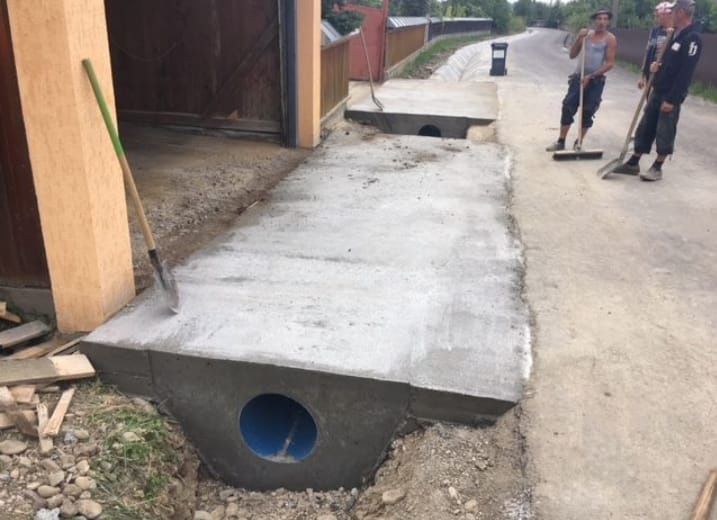 Executie Rigole betonate carosabile din beton