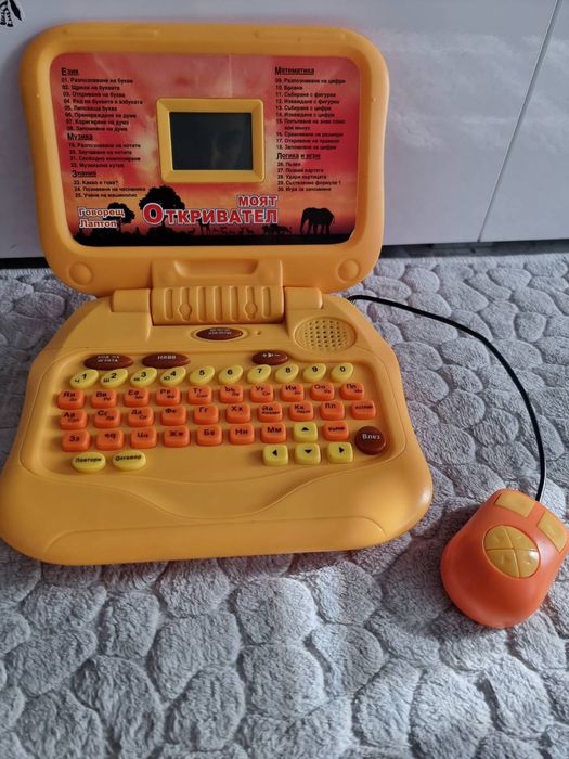 Детски образователен занимателен лаптоп на български за момиче и момче