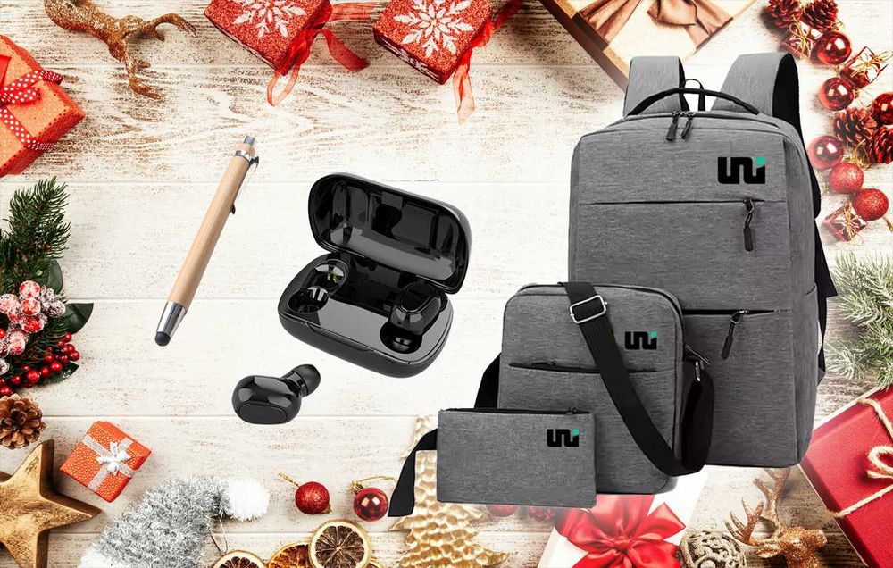 Раница, безжични слушалки + Коледни лакомства - КОЛЕДНА ПРОМОЦИЯ