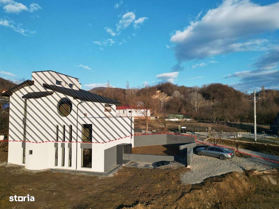 Casă nouă modernă de vânzare în duplex - Vlăduceni, 10 minute de oraș