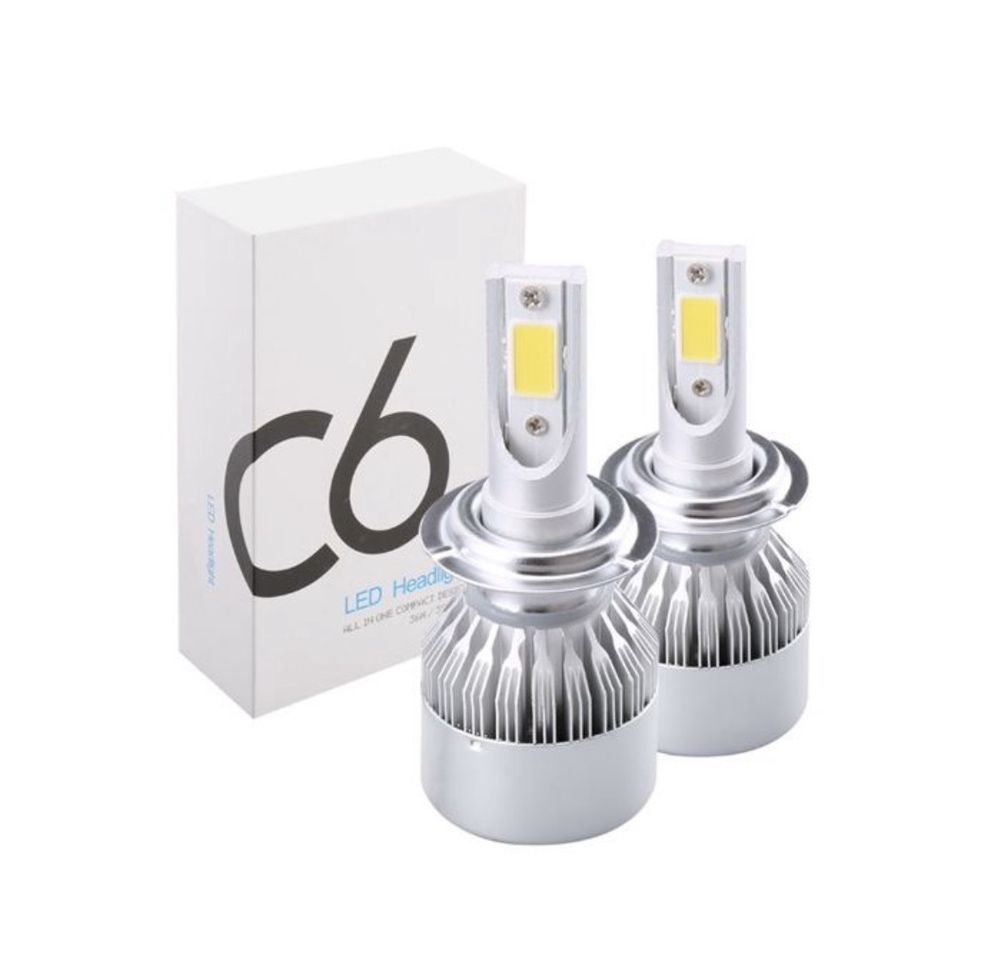 Диодни крушки C6 H7 - 36W. Над 150% по-ярка светлина. НОВО !!!