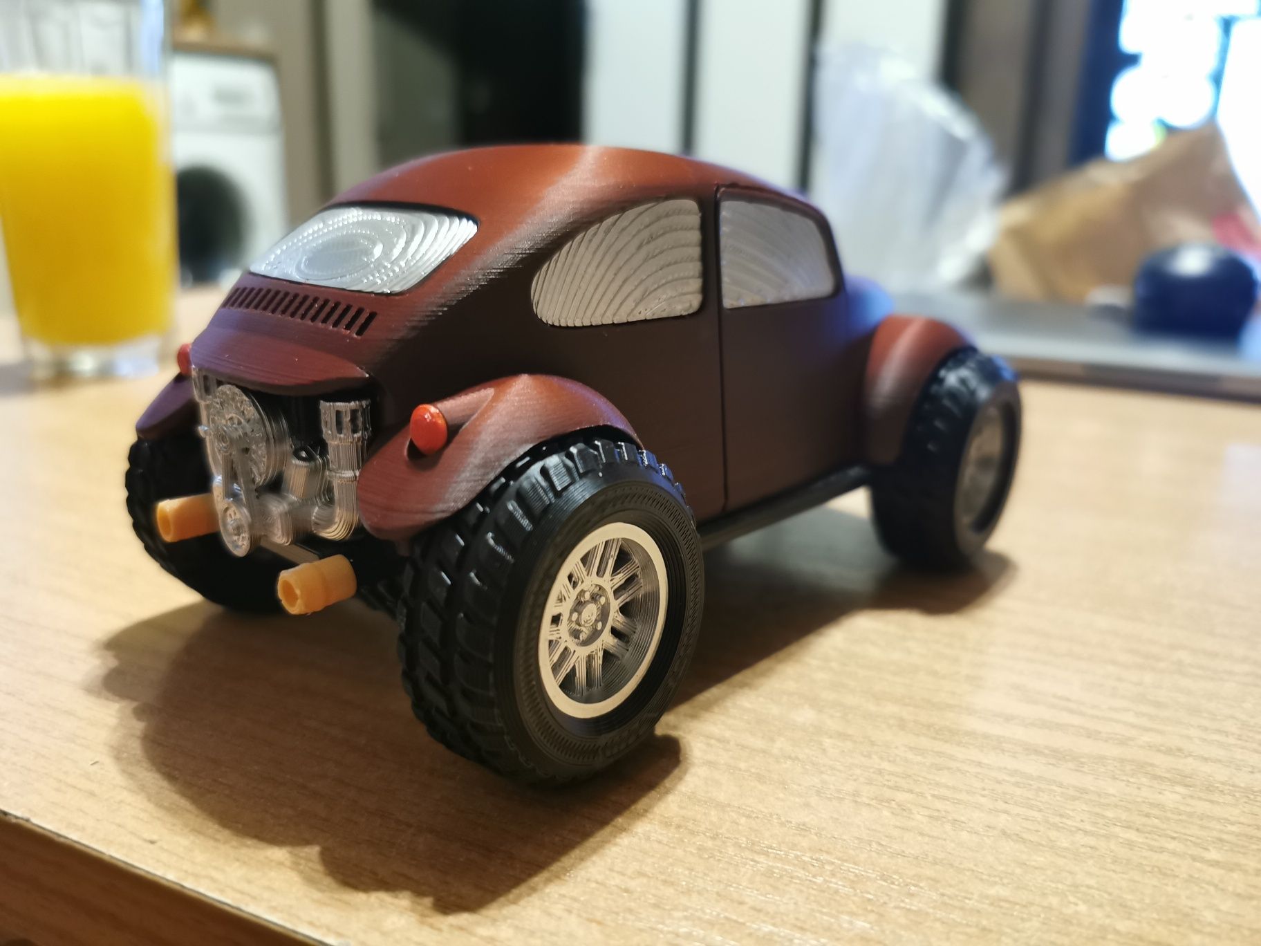 Vw Beetle Dragster макет