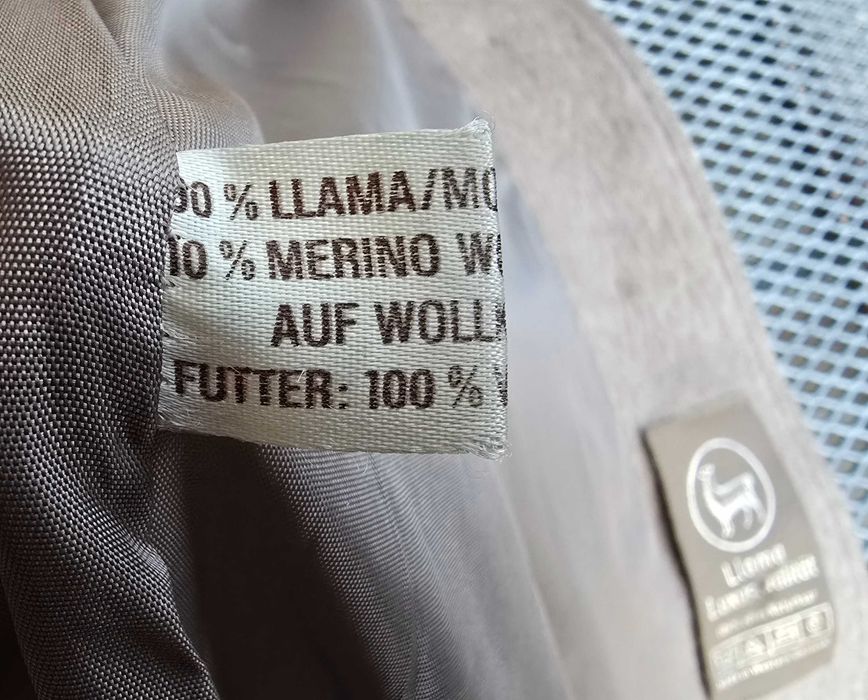 Дамско палто лама и мерино  размер Л-ХЛ