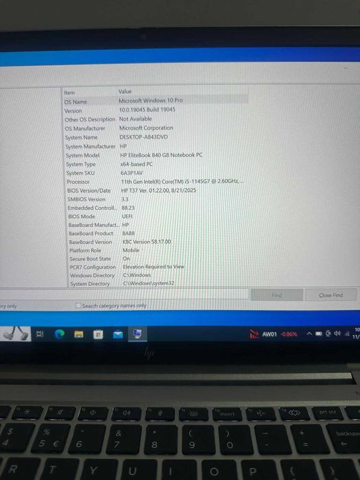 ~WOW~ Hp EliteBook 840 G8 i5-1145G7 16gb ram SSD 256 Full HD IMPECABIL