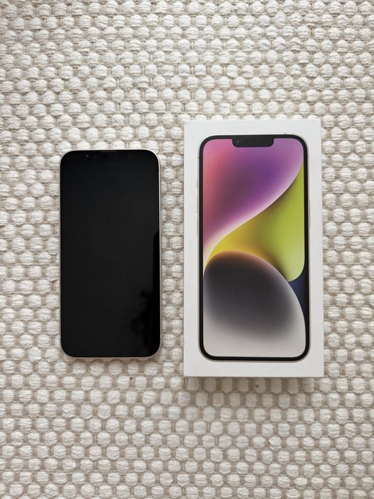 iPhone 14 Alb 128GB + 5 huse cadou
