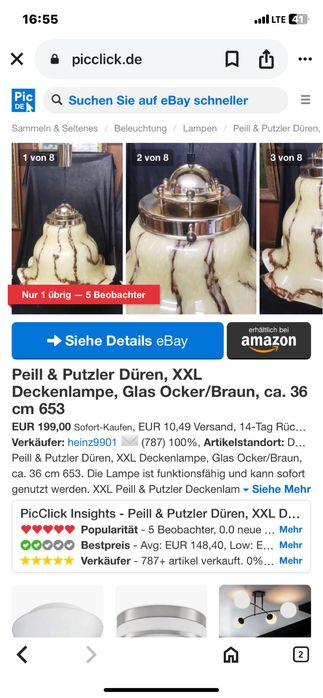 Lampa vintage ( marca gemana 1980)