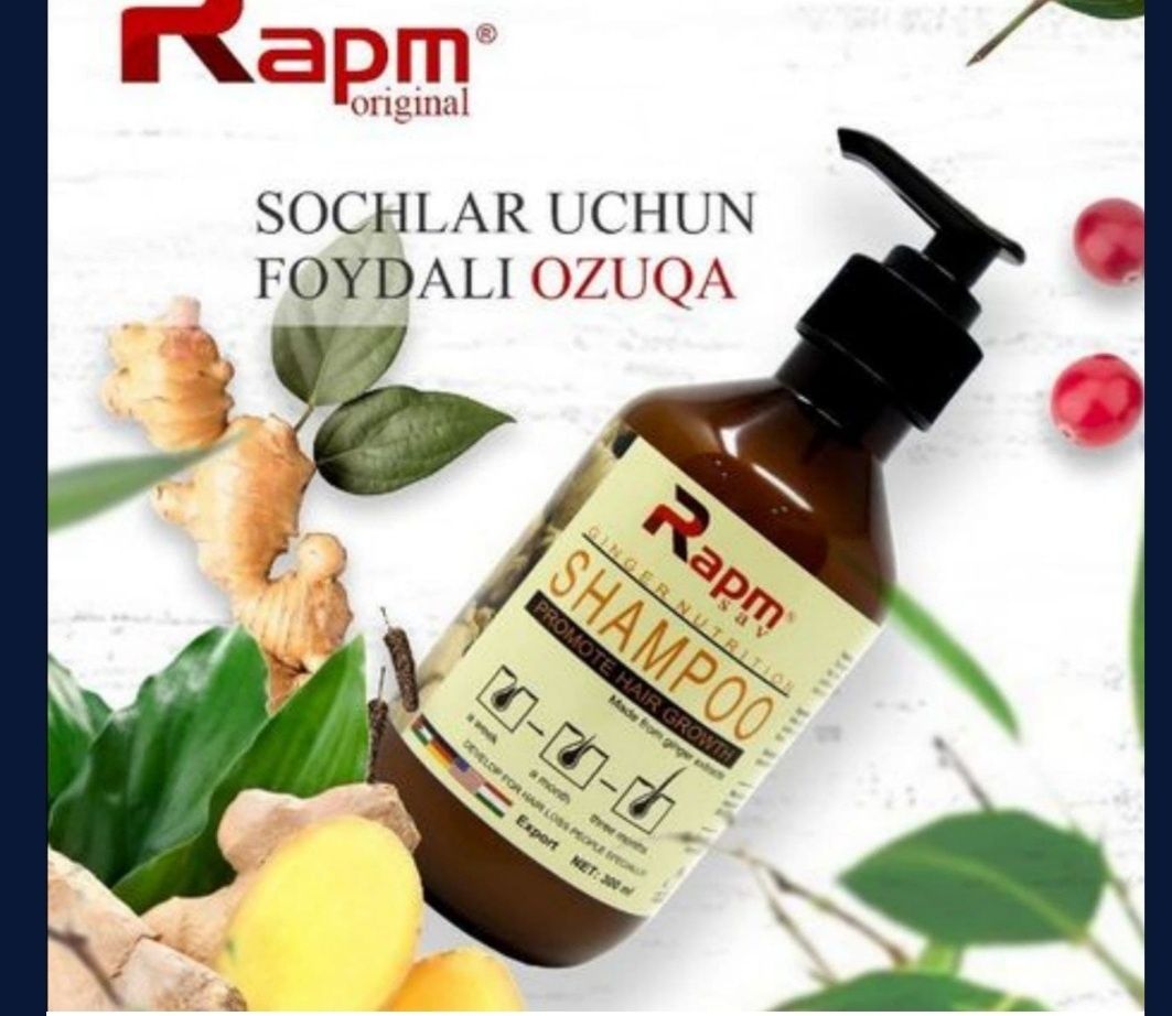 Rapm-shampun sochlar uchun foydai ozuqo (yangi)