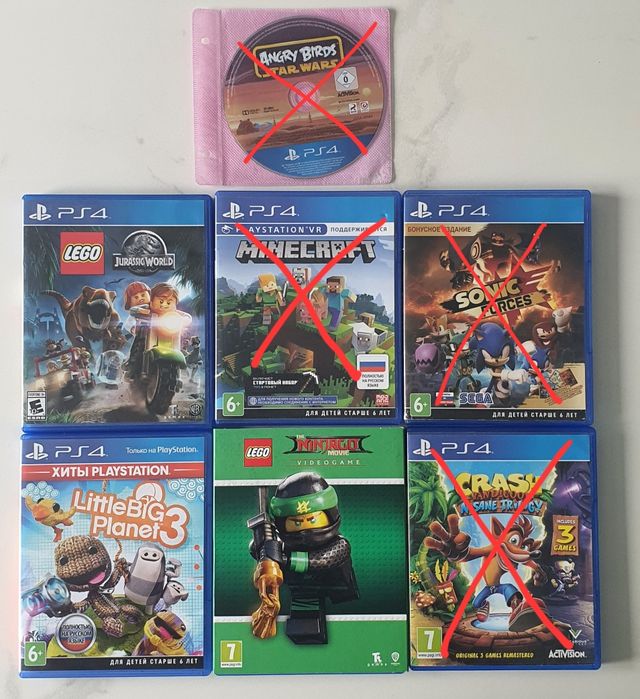 Игры для детей на Playstation 4 (цены снижены)