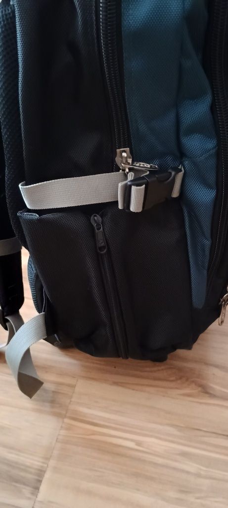Aoking Ghiozdan / Valiză Verde Dimensiune Mare Cu Roți