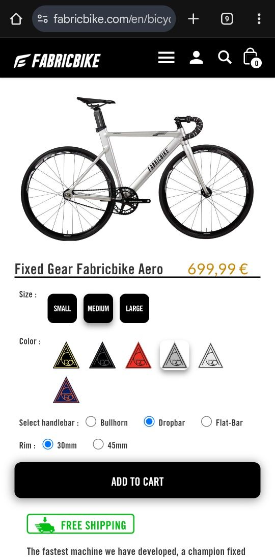 Bicicletă single speed Aero Edition