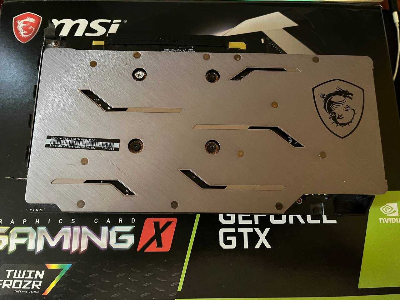 Видеокарта MSI GTX 1660 6G