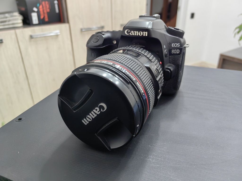 Canon eos 80d с объективом 24-105 L