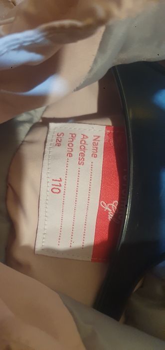 Geaca pentru fete 4-6 ani, 110 cm