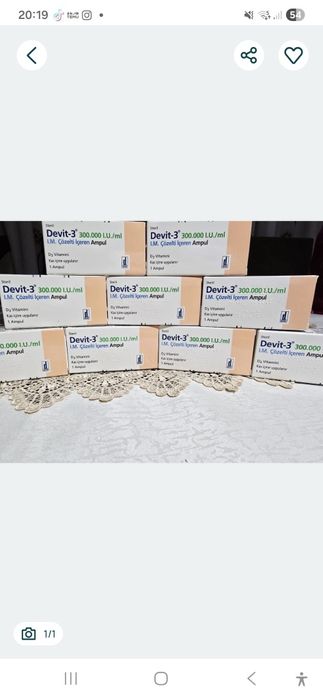 D3 Vitamin preț pe 5 fiole