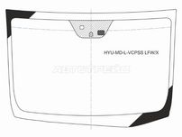 Стекло лобовое + дд +д/запотевания HYUNDAI ELANTRA/AVANTE 10-16 Hyunda