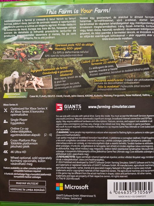 Farming simulator 15, 17, 19, 25 Xbox one