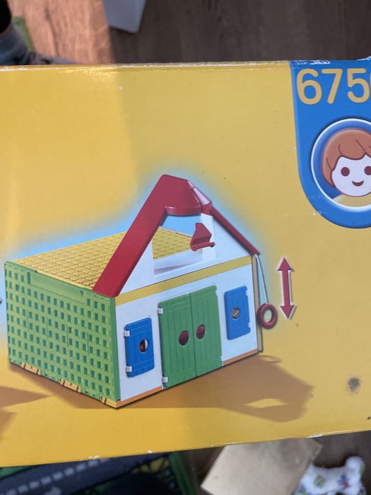 Конструктор-Playmobil  Моята първа ферма 6750 и Строител кран 70165