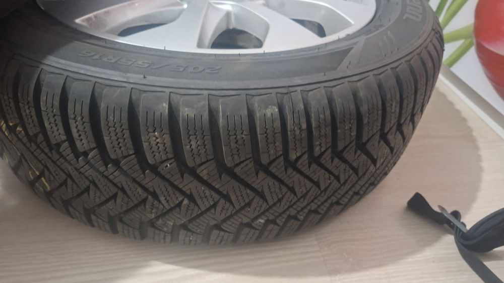 Jante 5x112 R16 cu anvelope iarna noi
