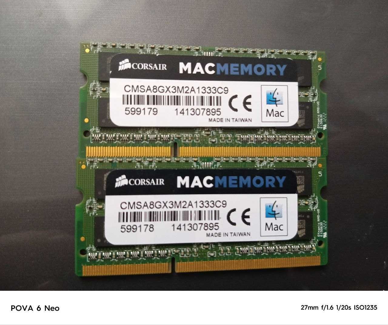 Оперативная память DDR3 8GB 2x