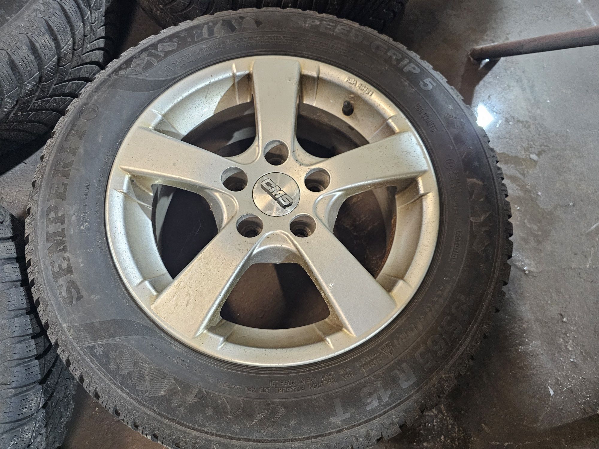 4бр лети джанти 15' 5x110, с гуми SEMPERIT DOT23 OPEL