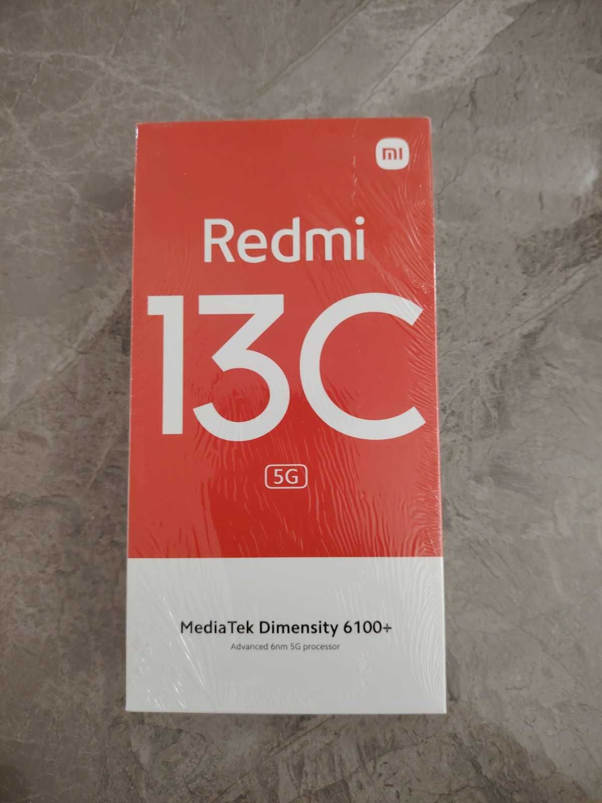 НОВ Xiaomi Redmi 13C, 4GB RAM 128GB 5G НЕРАЗПЕЧАТАН 3 Години Гаранция