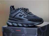 Adidasi Sneakersi Versace All Black Edition