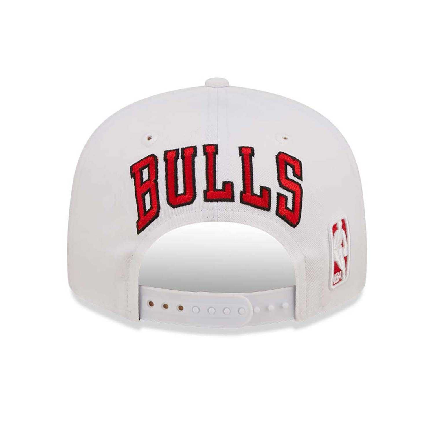 Sapca New Era 9fifty chicago bulls white crown team