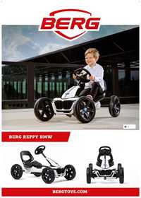 Kart BMW, cart cu pedale pentru copii Berg Reppy BMW. 2,5 ani la 6 ani