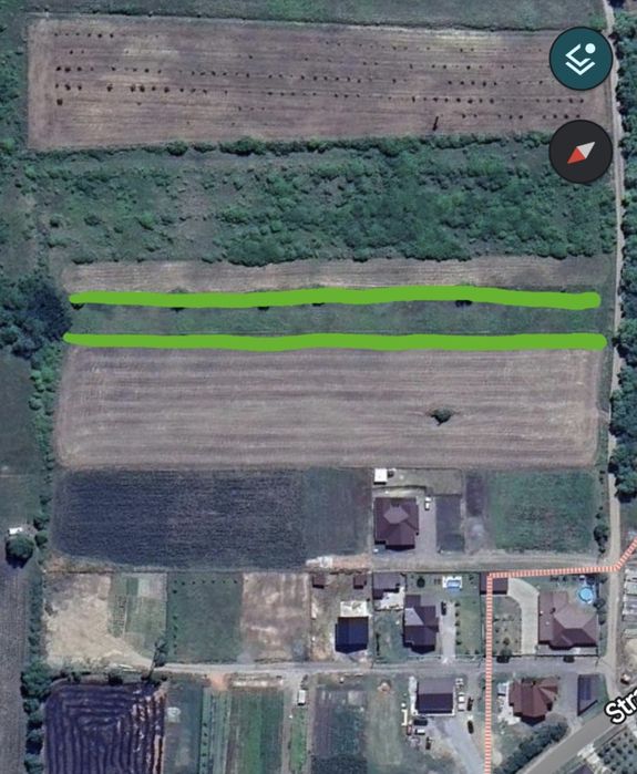 Teren 2000 mp intravilan/extravilan, la iesire din Simleu spre Bic