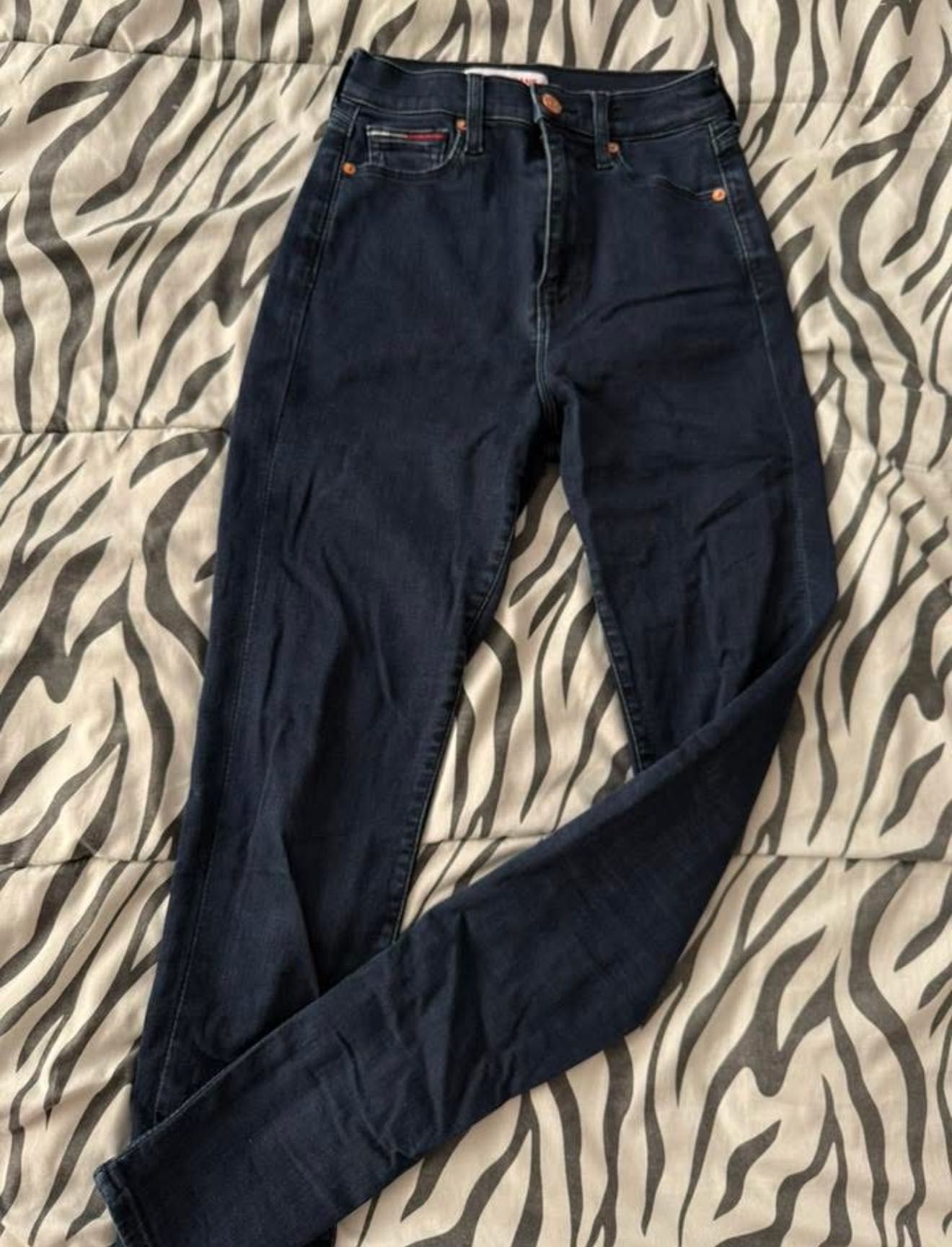 Дамски дънки Tommy Jeans xs висока талия впити