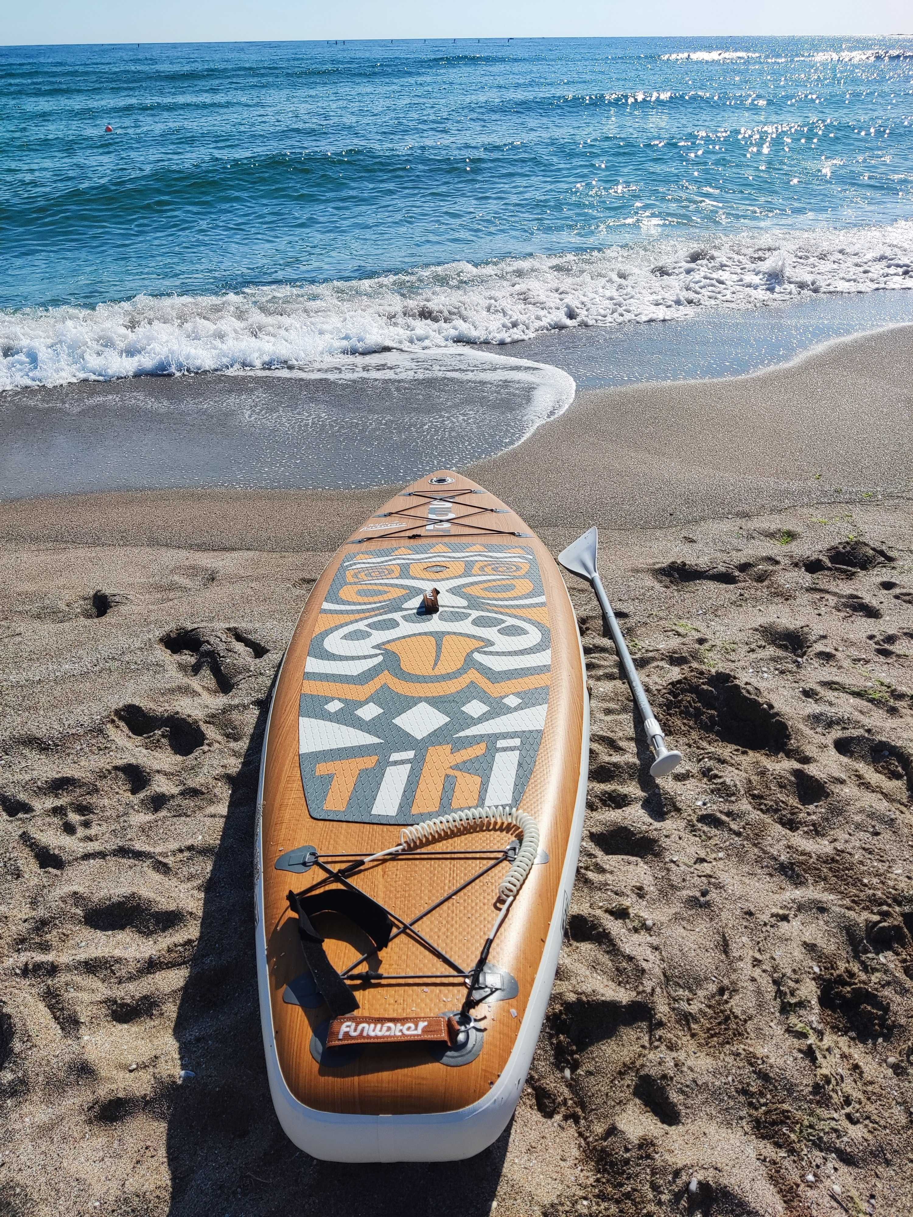 Надуваем падълборд Funwater TIKI 11'6