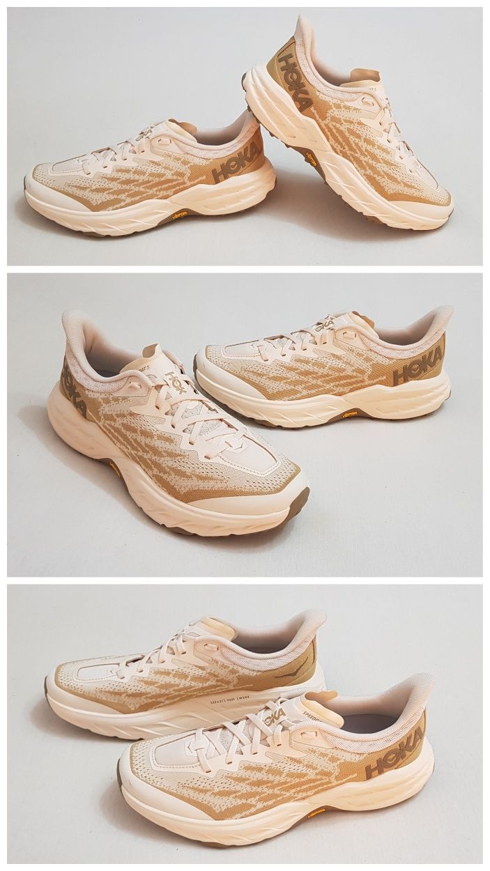 HOKA One One Speedgoat 5 pantofi Noi sport alergat culoarea bej 42 2/3