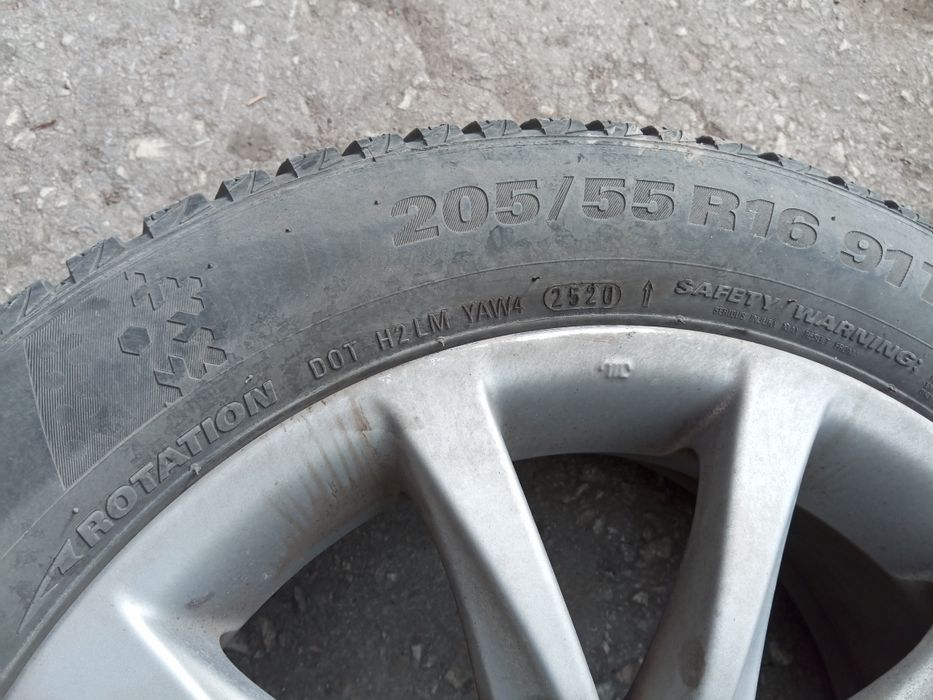 Джанти с гуми Kumho за Хонда 205/55/16