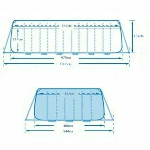 Каркасли бассейн Intex Ultra Frame XTR – 975×488×132 см  Арзон нархда!