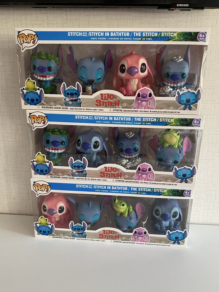 Комплект фигурки Stitch, Стич  - 4 броя