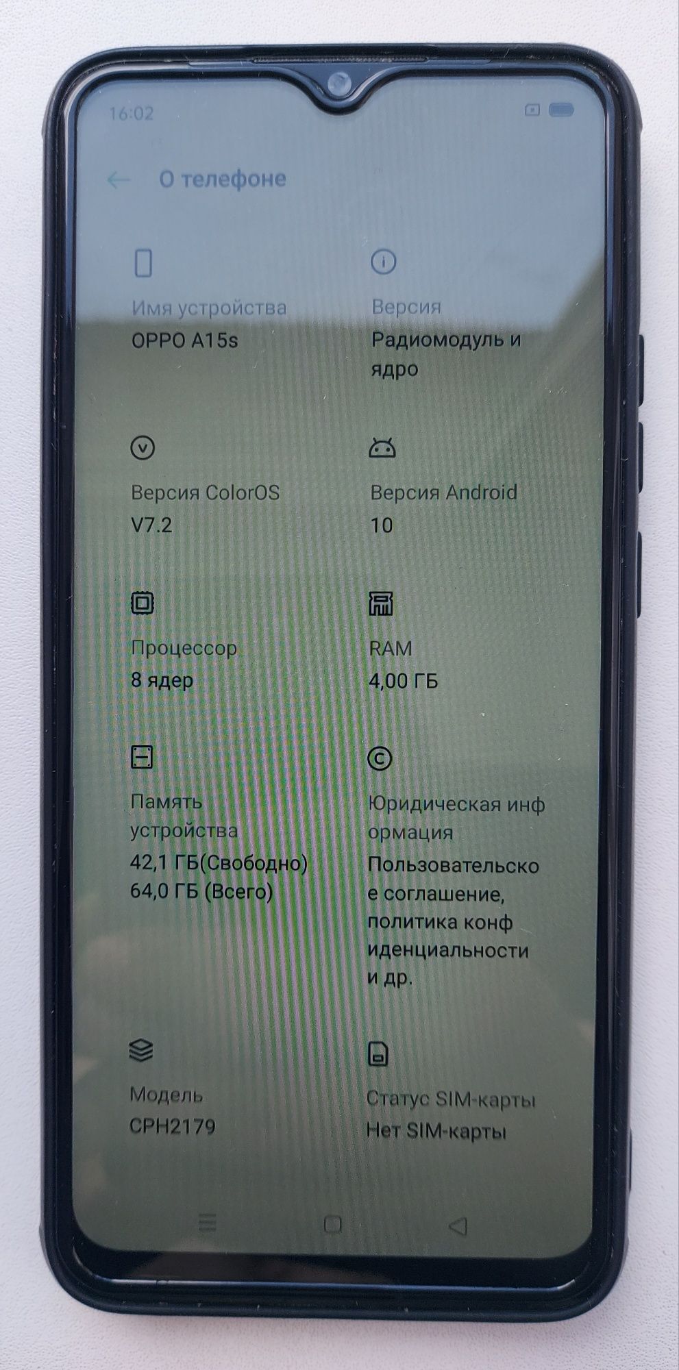 Продпм Oppo A15s