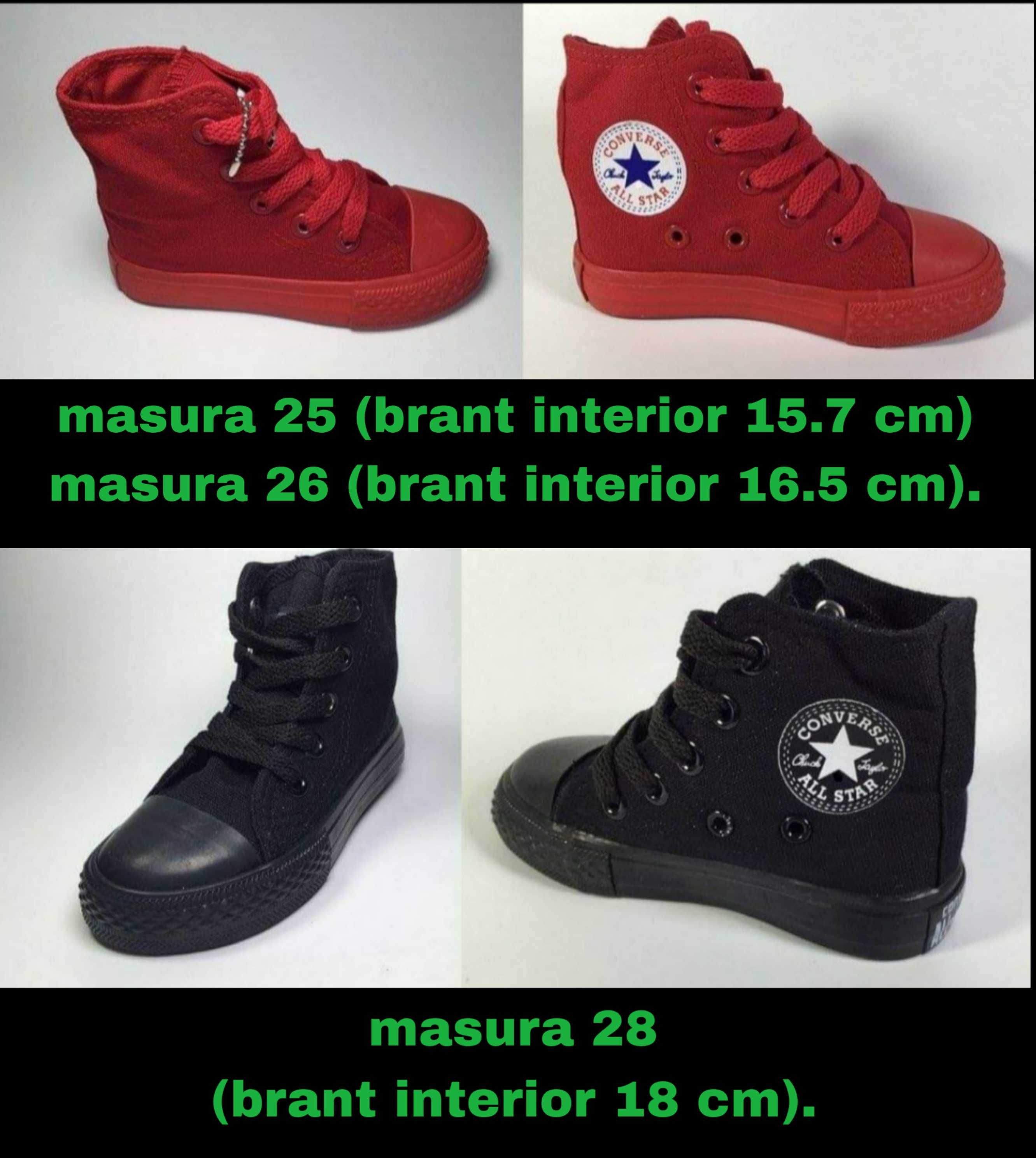 Converse josi sau inalti, marimi 23-32